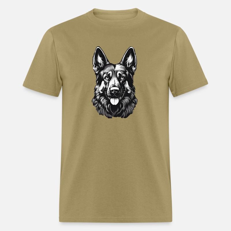 German Shepherd guard dog dad pet beautiful puppy