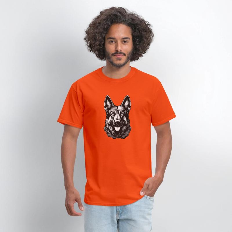 German Shepherd guard dog dad pet beautiful puppy
