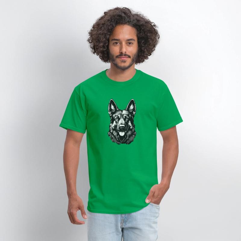 German Shepherd guard dog dad pet beautiful puppy