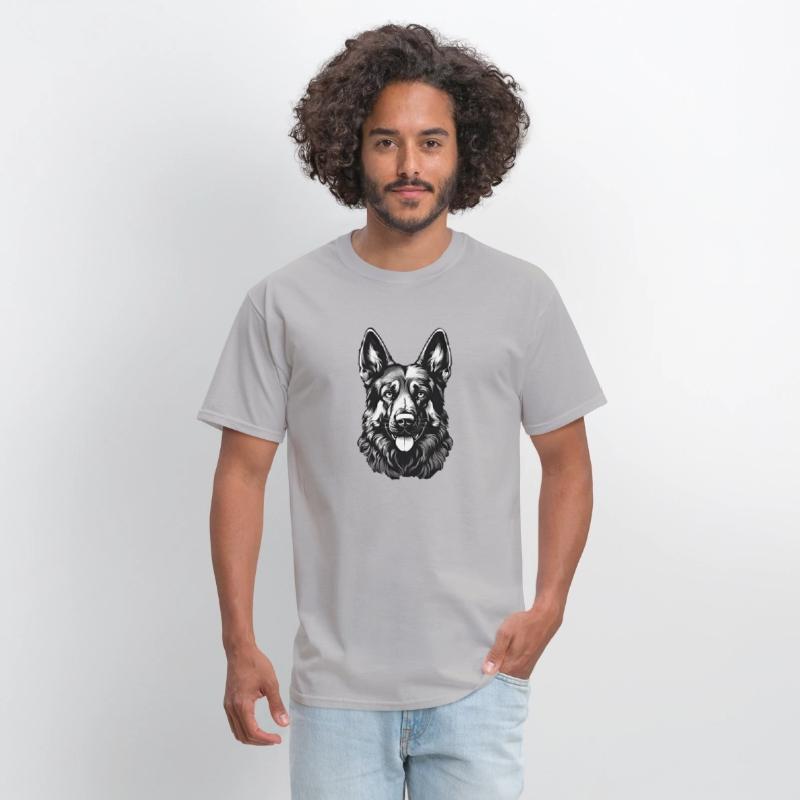 German Shepherd guard dog dad pet beautiful puppy