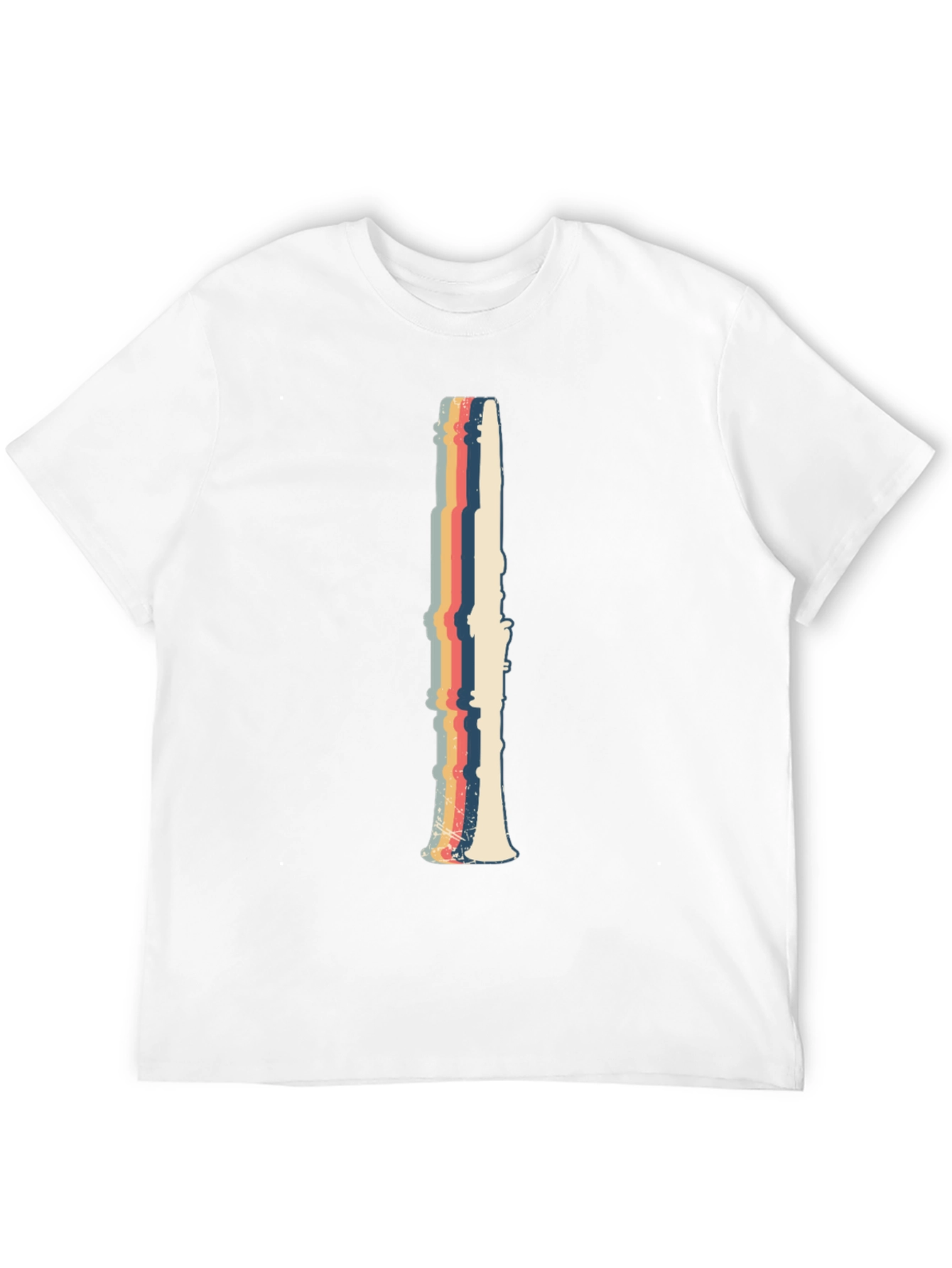 Retro Clarinet T-Shirt - Vintage Style Music Tee