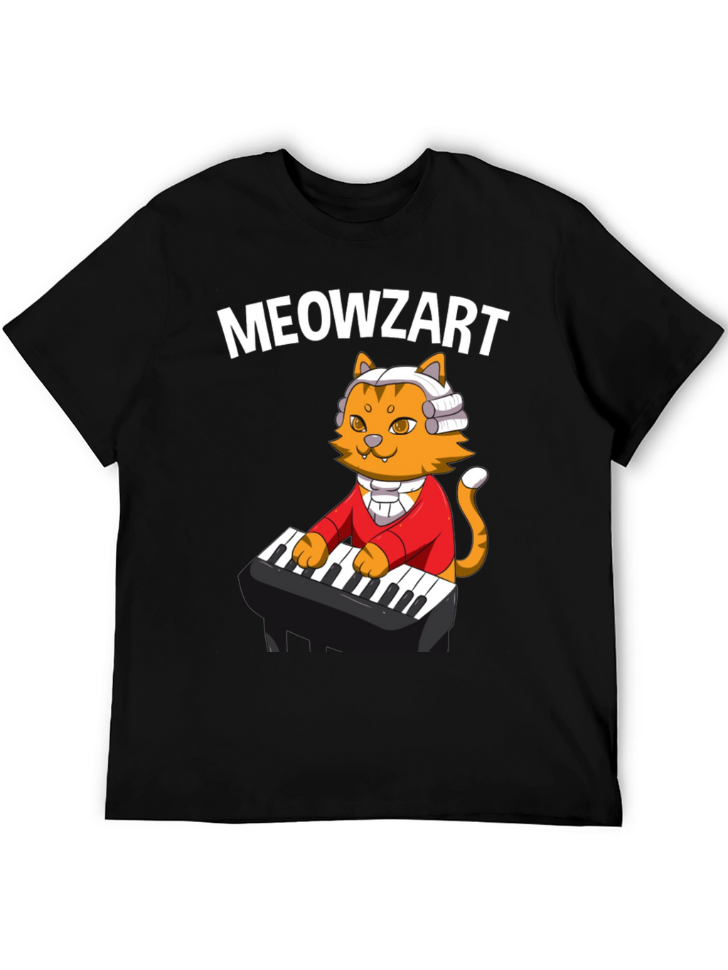 Meowzart T-Shirt - Cat Lover Musician Tee