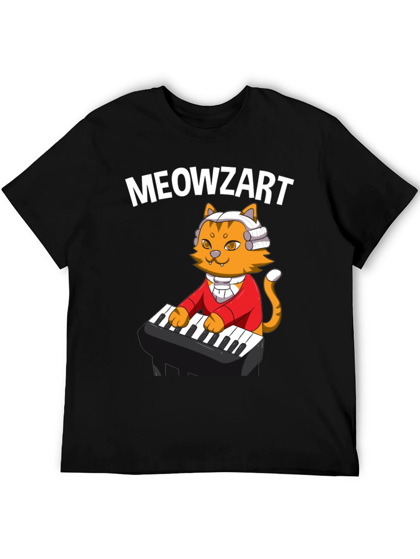 Meowzart T-Shirt - Cat Lover Musician Tee