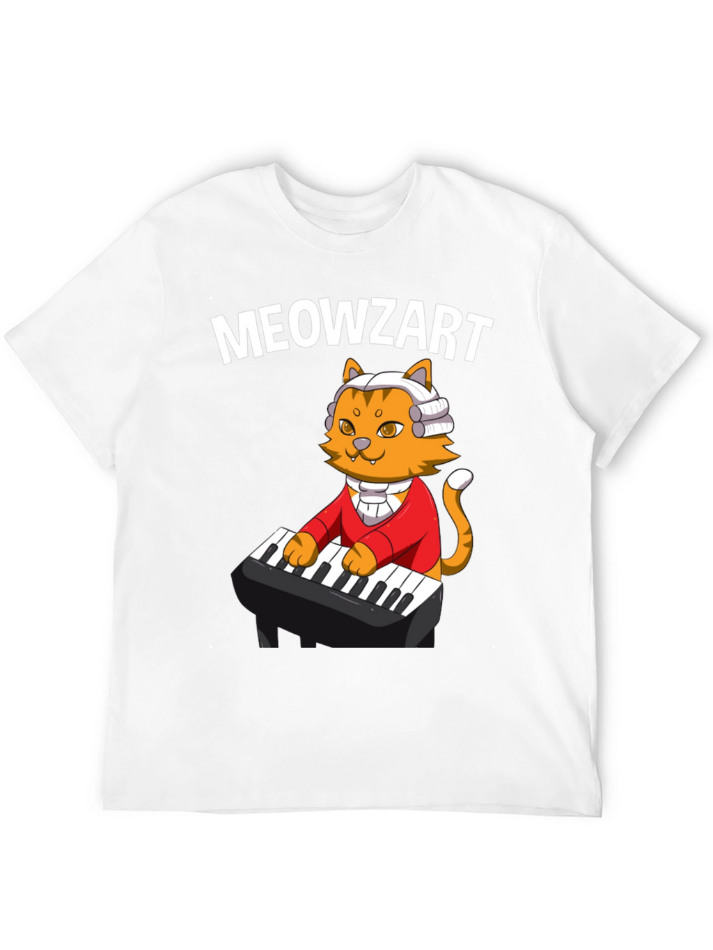 Meowzart T-Shirt - Cat Lover Musician Tee