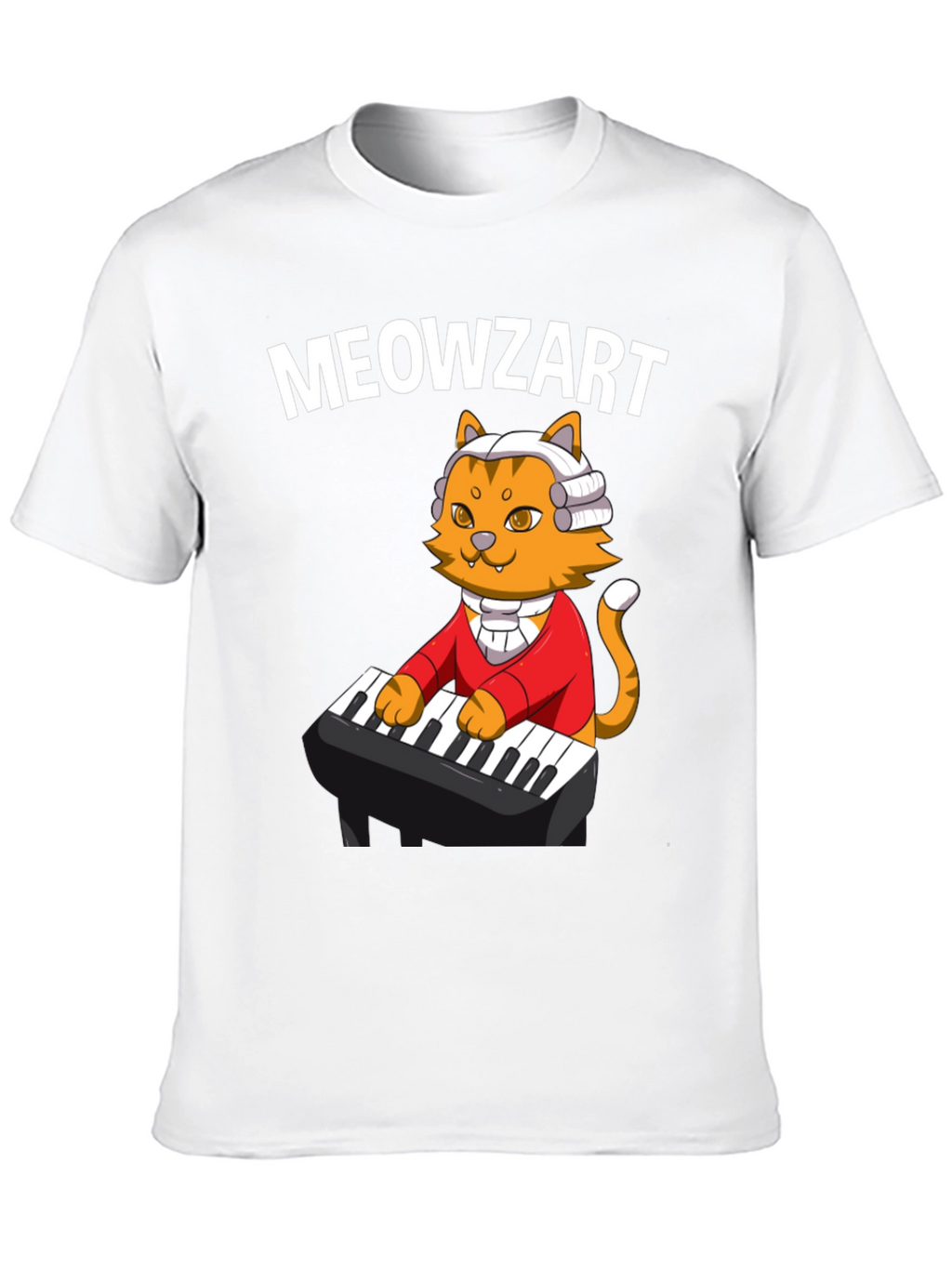 Meowzart T-Shirt - Cat Lover Musician Tee