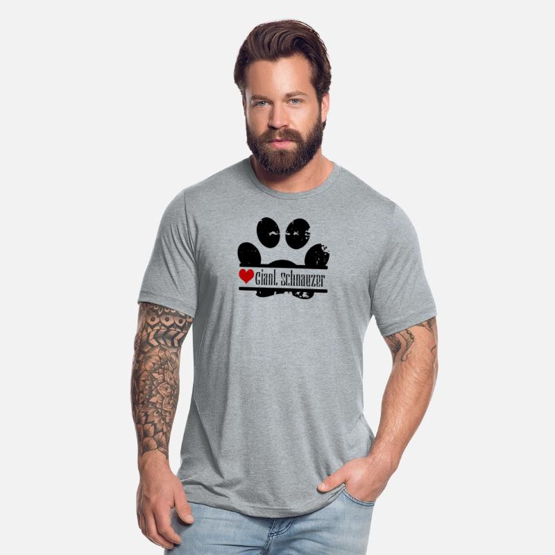 Giant Schnauzer Dog Paw Print