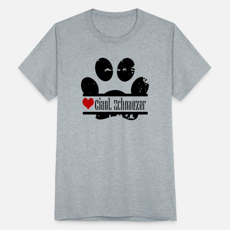 Giant Schnauzer Dog Paw Print