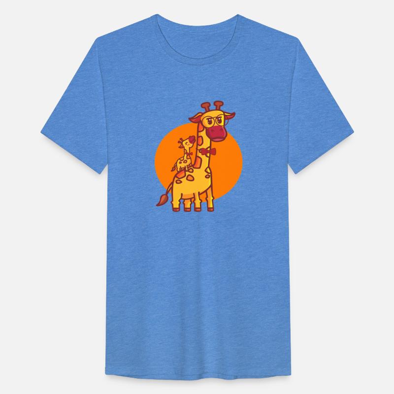 Giraffe Daddy Fathers Day Father And Son Animal