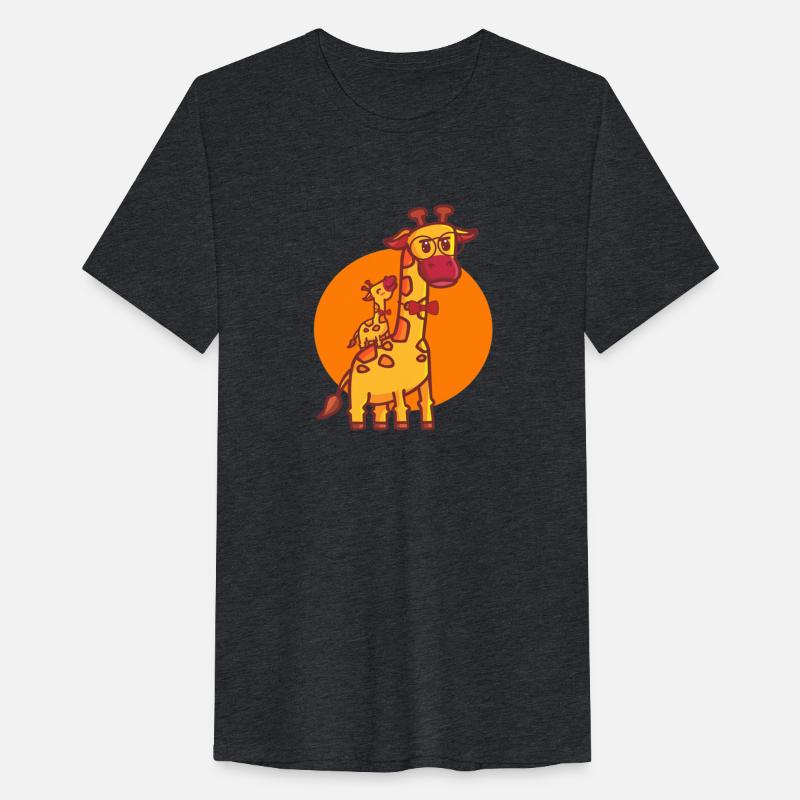 Giraffe Daddy Fathers Day Father And Son Animal
