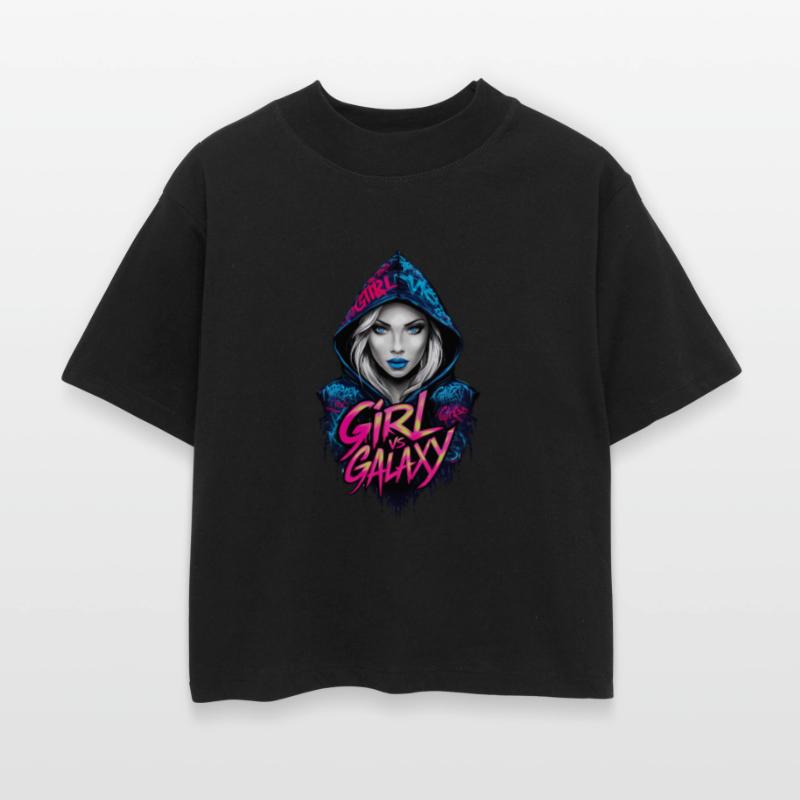 Girl Vs galaxy