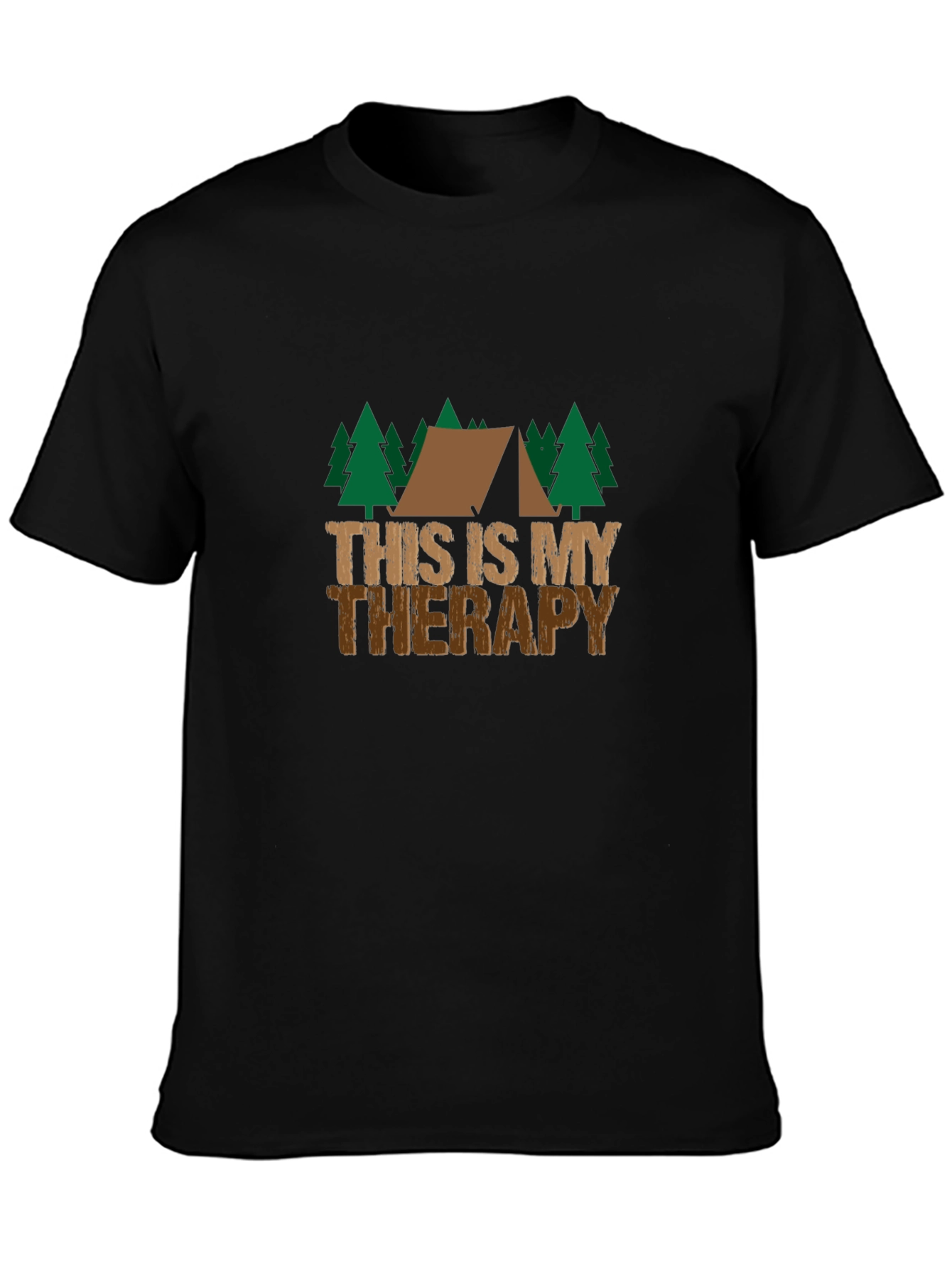 Camping Therapy T-Shirt - Outdoor Adventure Tee