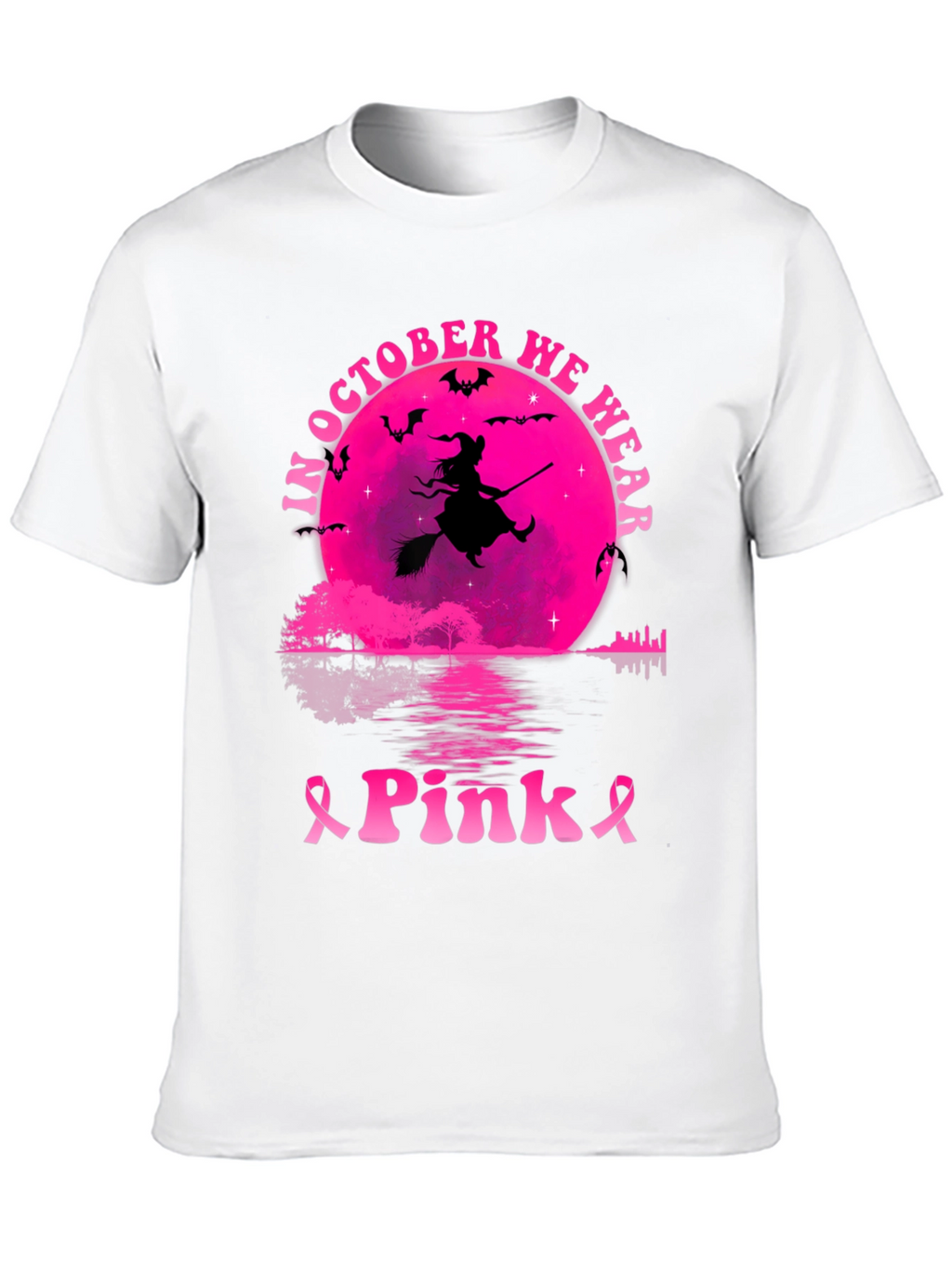 October Pink Witch T-Shirt