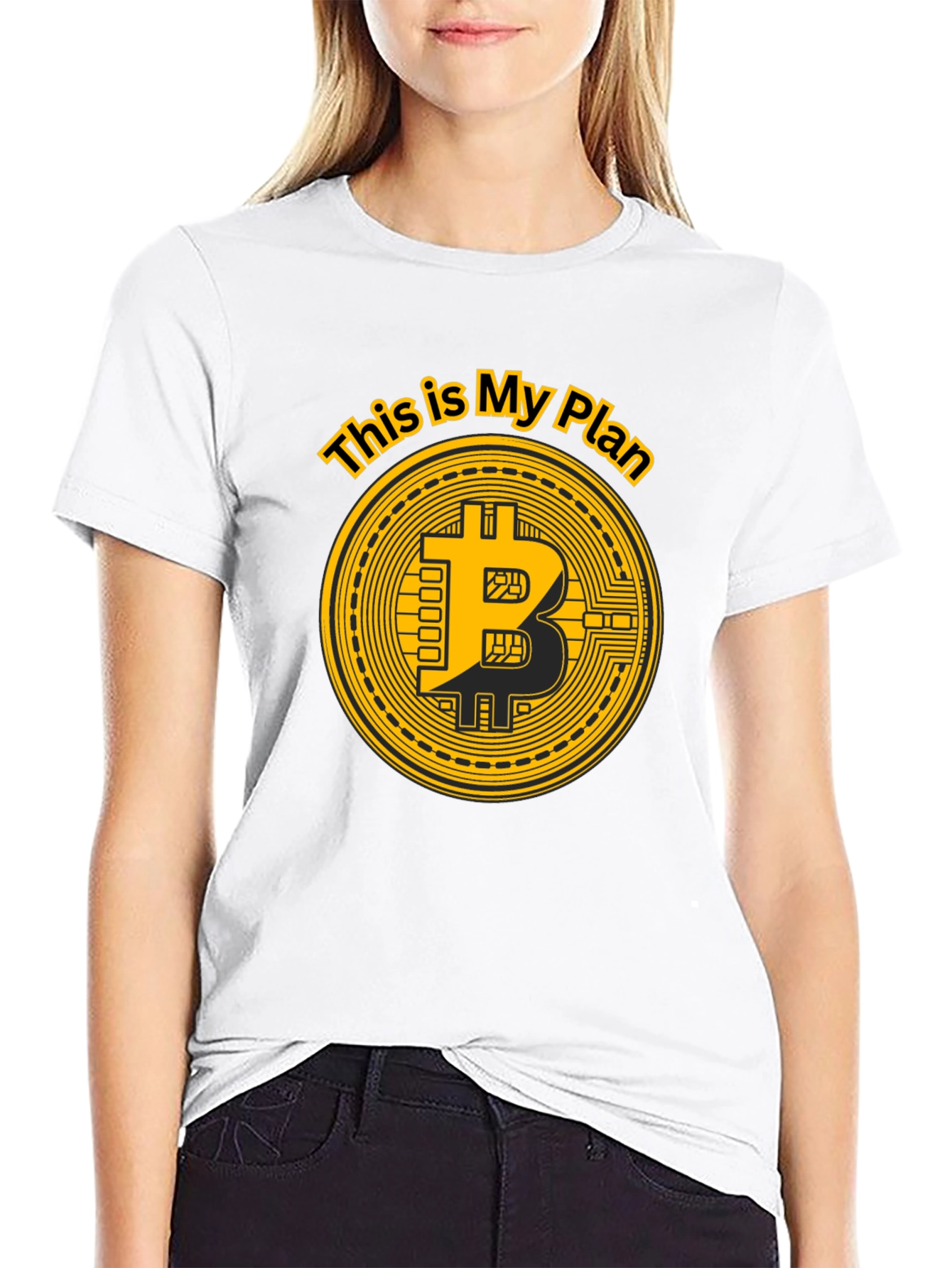 Bitcoin Plan Graphic T-Shirt