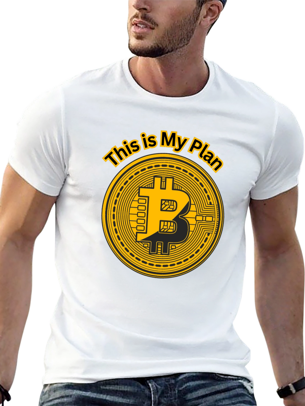 Bitcoin Plan Graphic T-Shirt