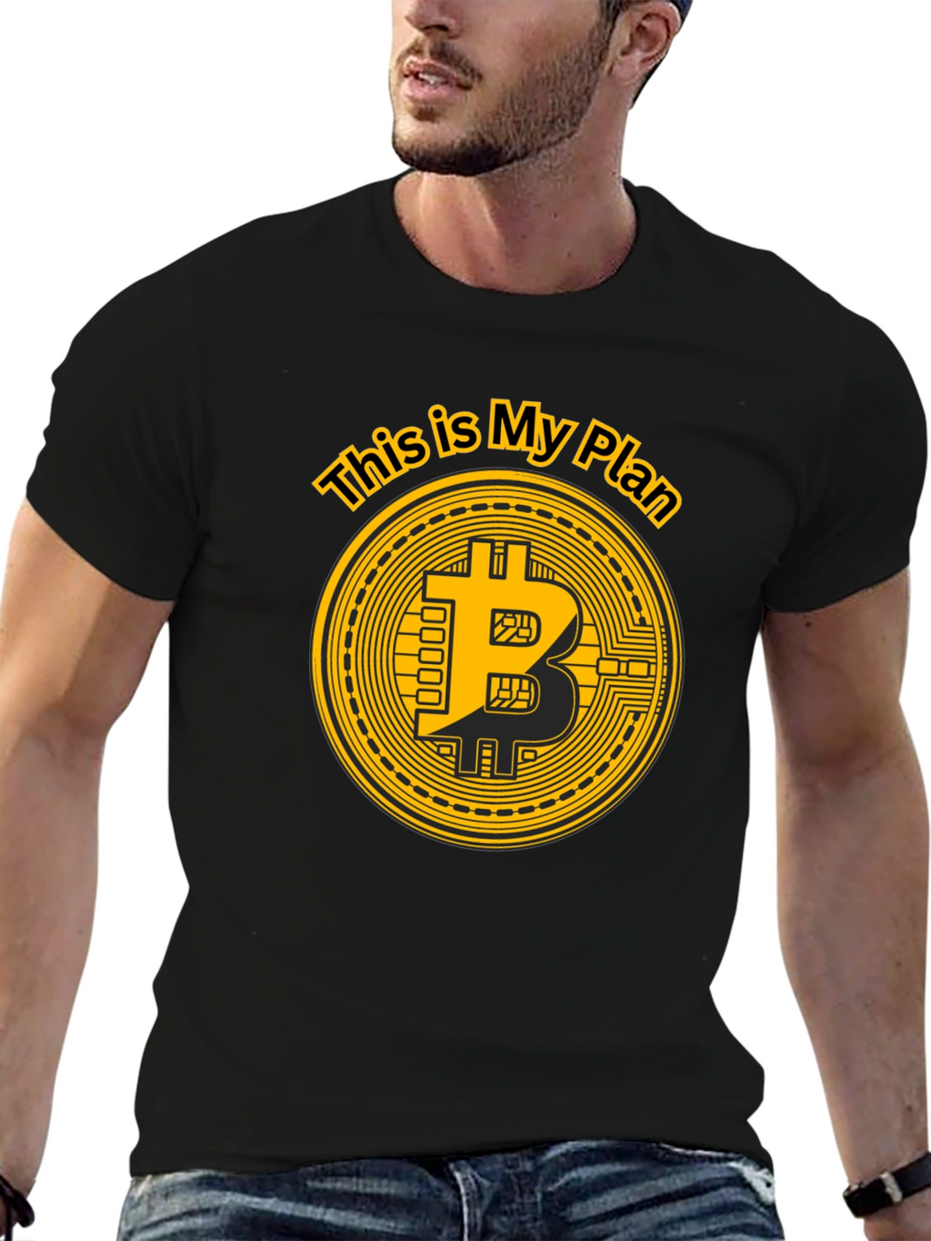 Bitcoin Plan Graphic T-Shirt