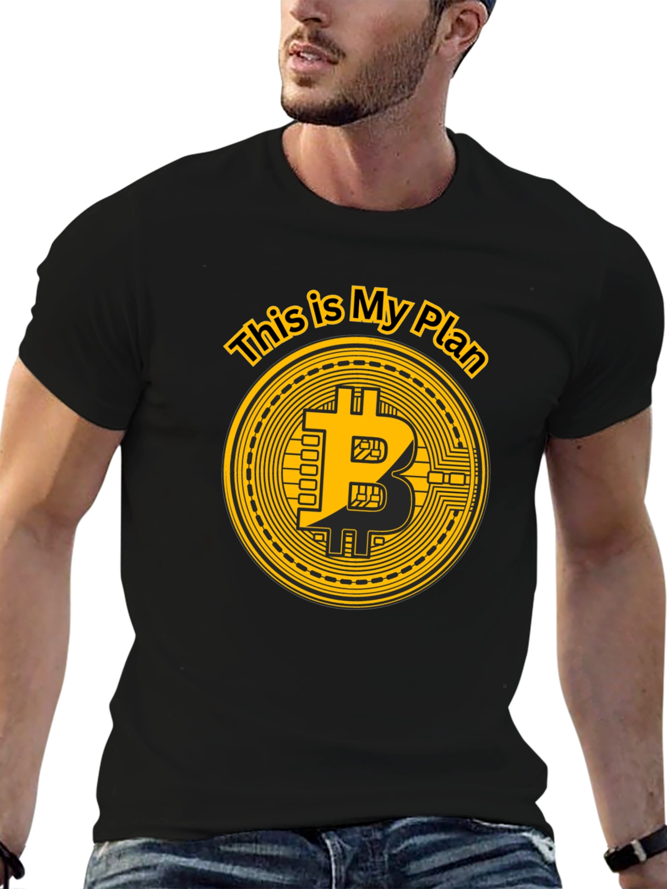Bitcoin Plan Graphic T-Shirt