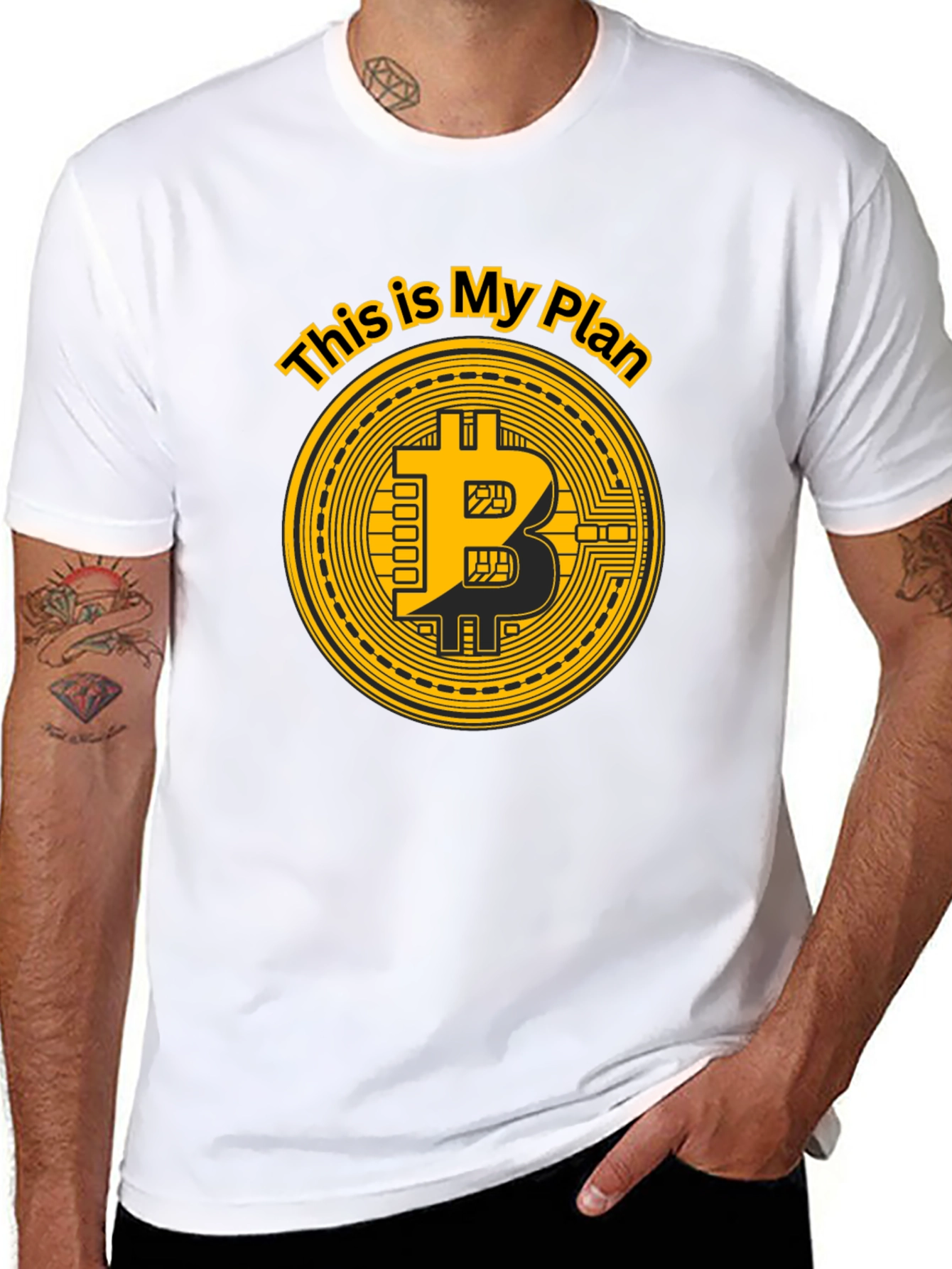 Bitcoin Plan Graphic T-Shirt