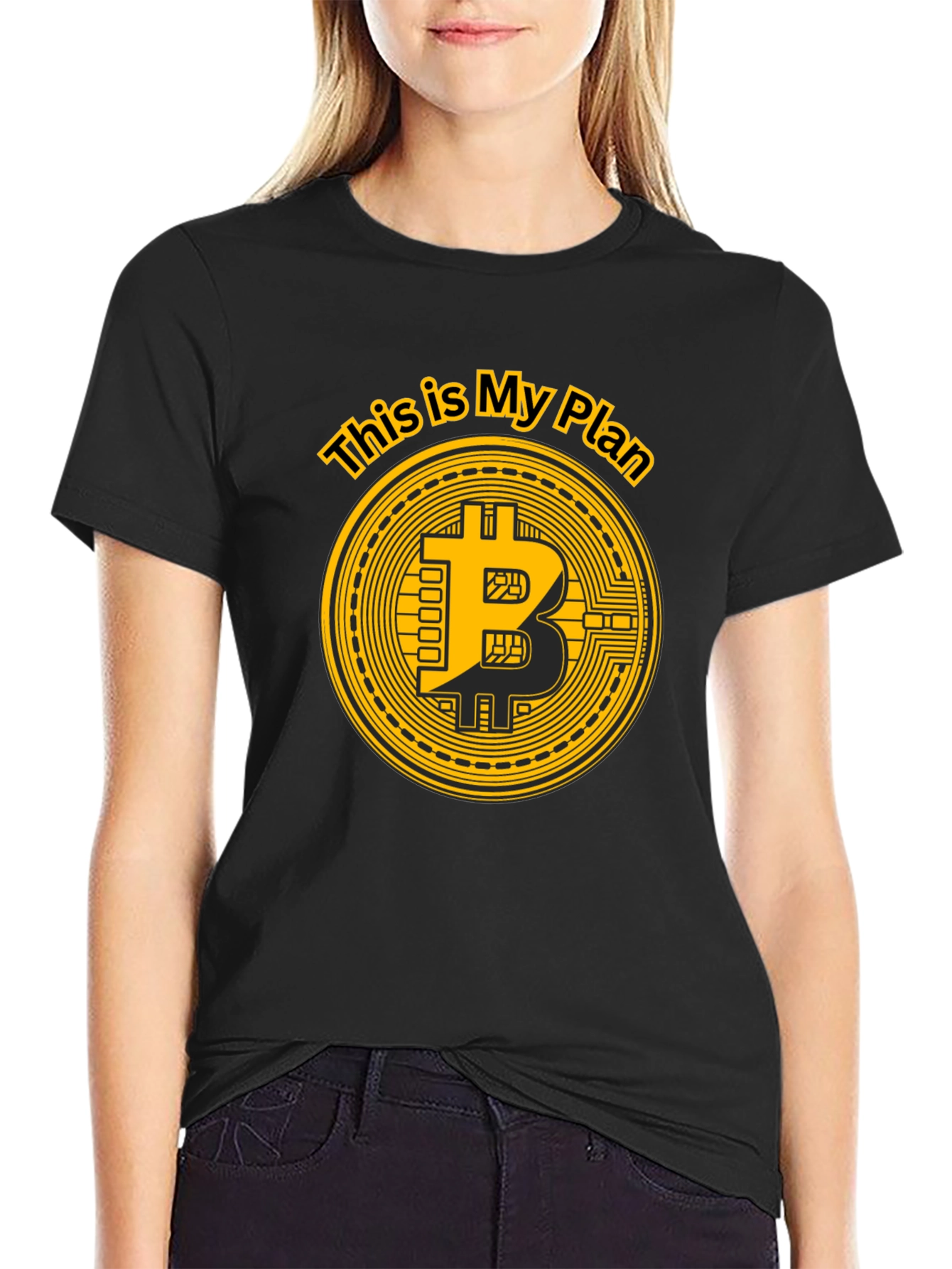 Bitcoin Plan Graphic T-Shirt