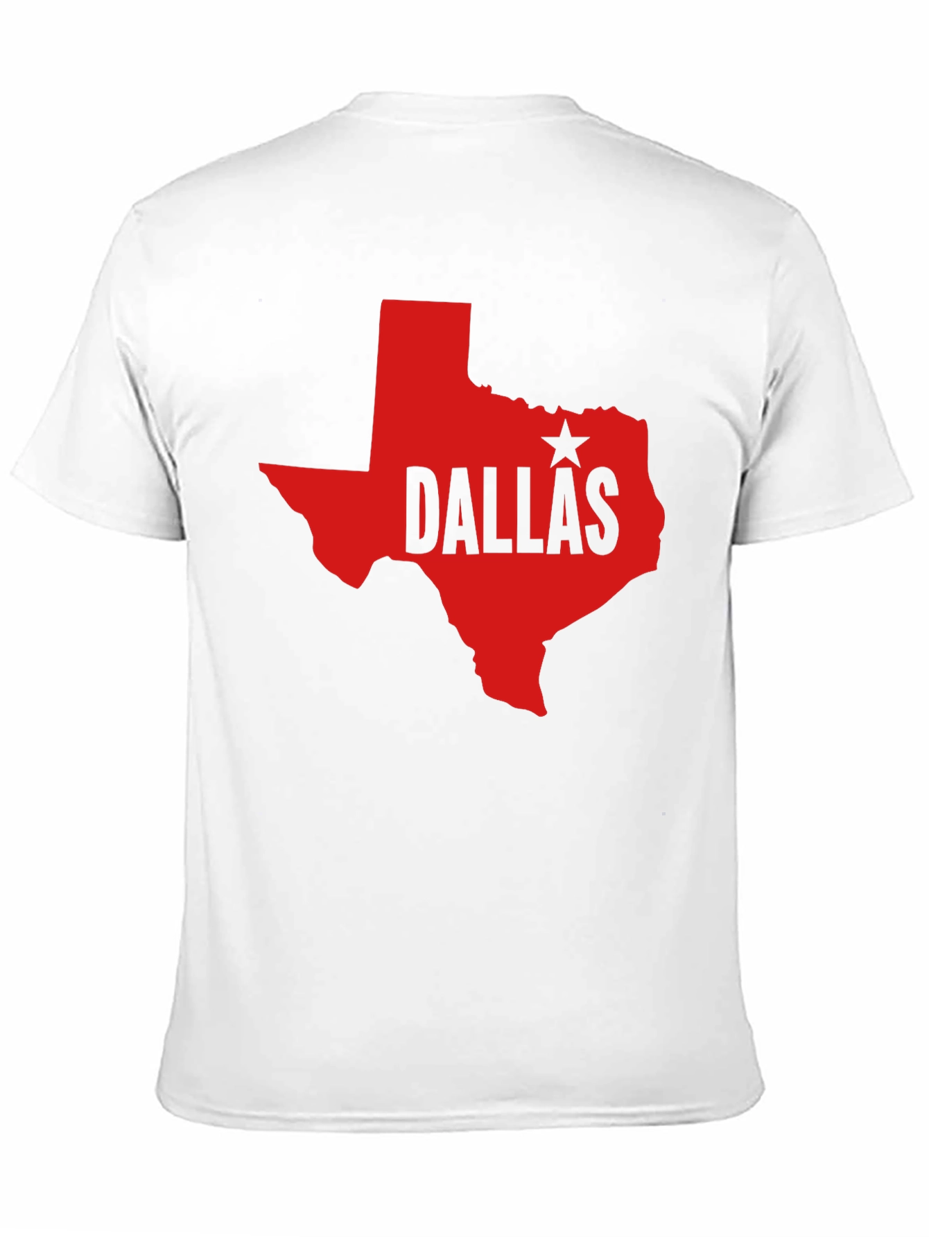 Dallas Texas State Outline T-Shirt