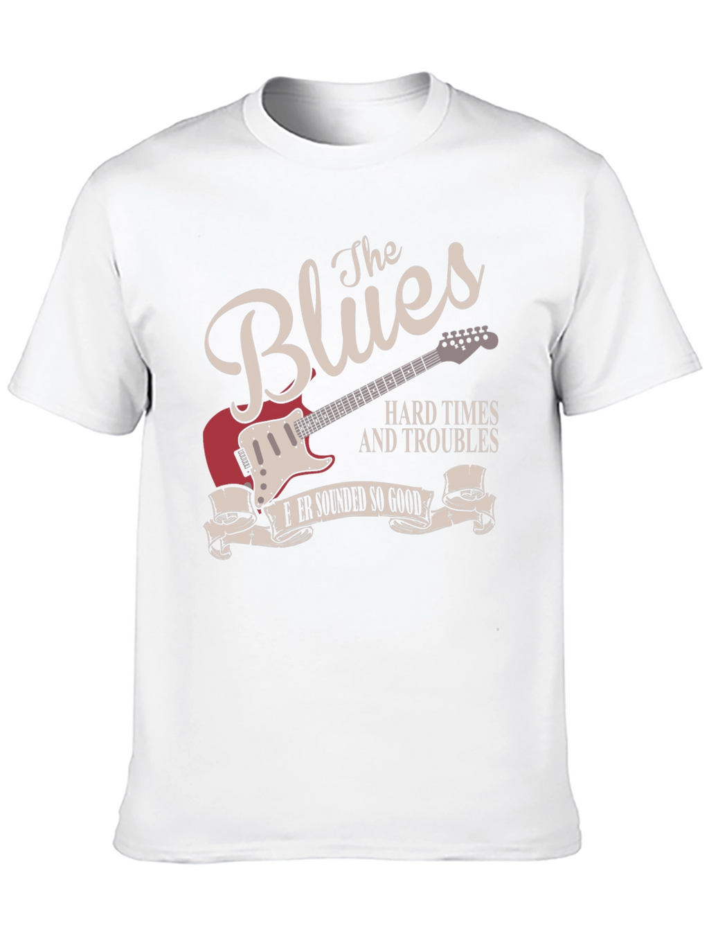 The Blues Music Guitar Graphic T-Shirt