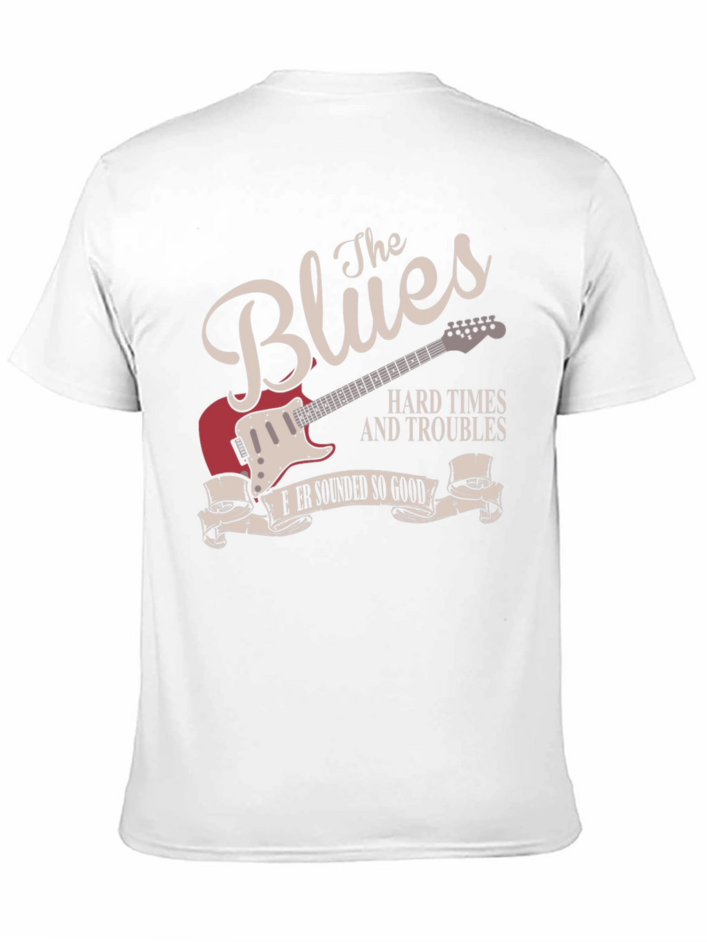 The Blues Music Guitar Graphic T-Shirt