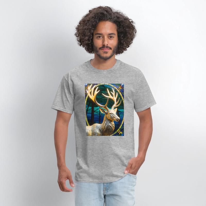 Golden Deer Sculpture