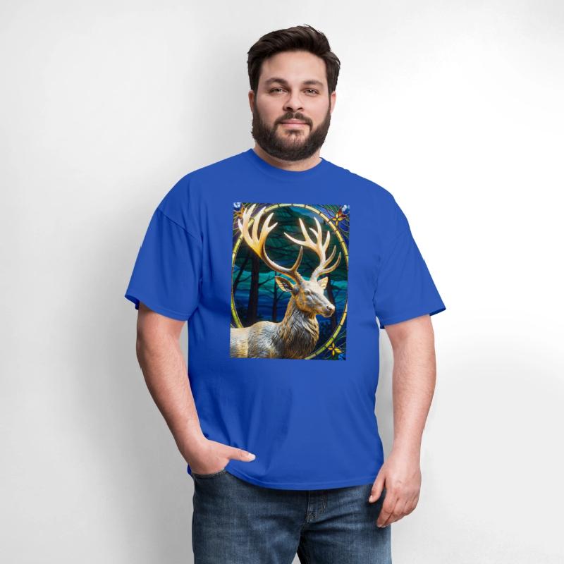 Golden Deer Sculpture