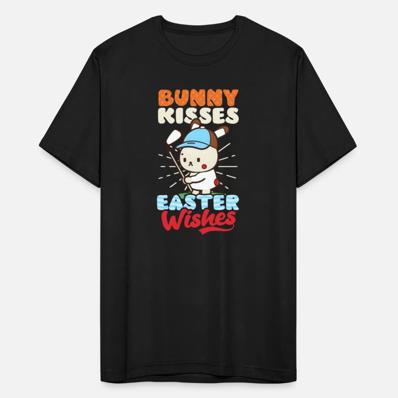 Golf Easter Bunny Kisses Easter Wishes