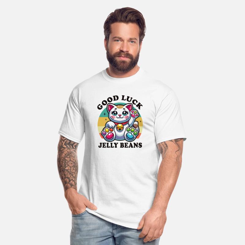 Good Luck Kitty Cute Cartoon Lucky Funny Cat Jelly