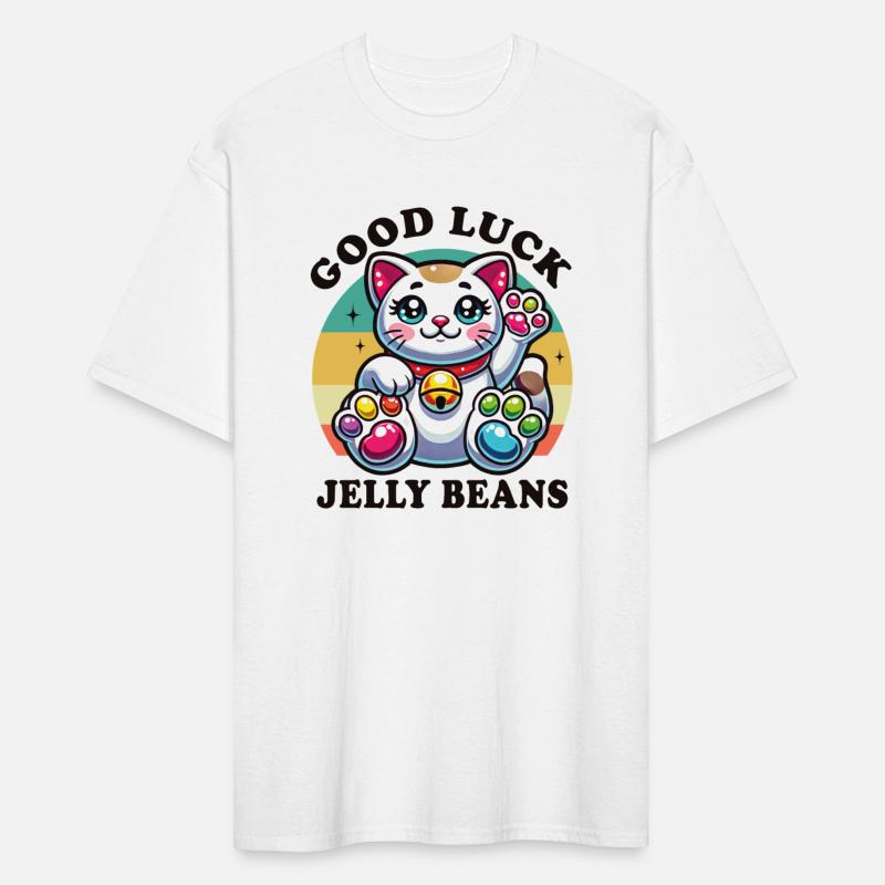Good Luck Kitty Cute Cartoon Lucky Funny Cat Jelly