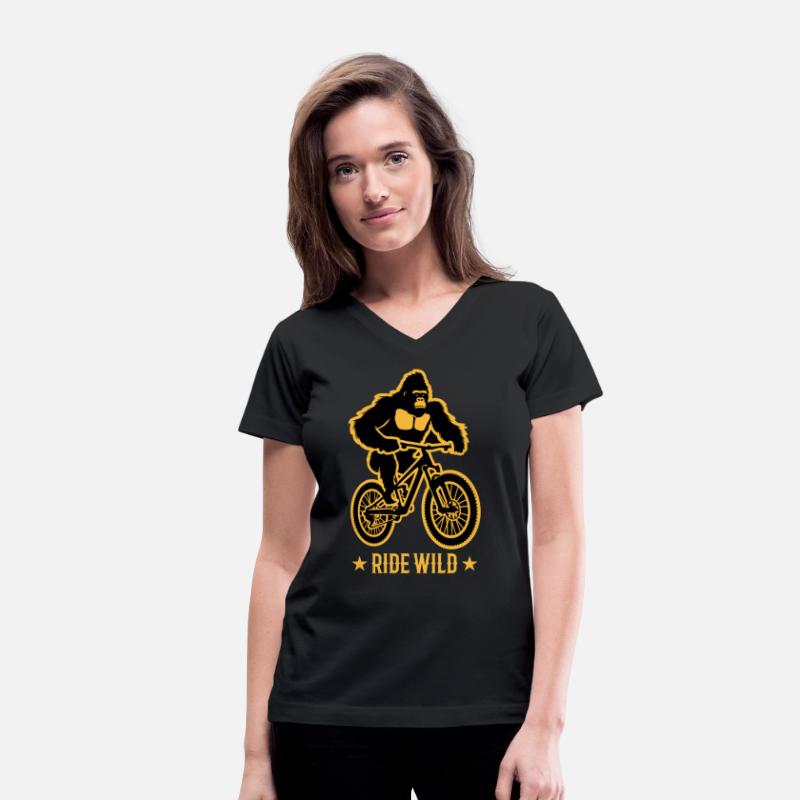 Gorilla Biker Mountain Biker E-Biker Funny Animals