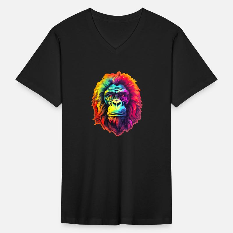 Gorilla Chic in Vibrant Psychedelic Zoo