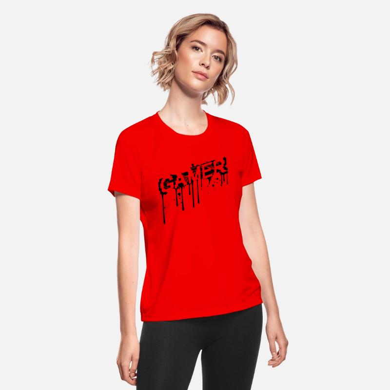 graffiti drops gamer cool cracks scratches logo tr
