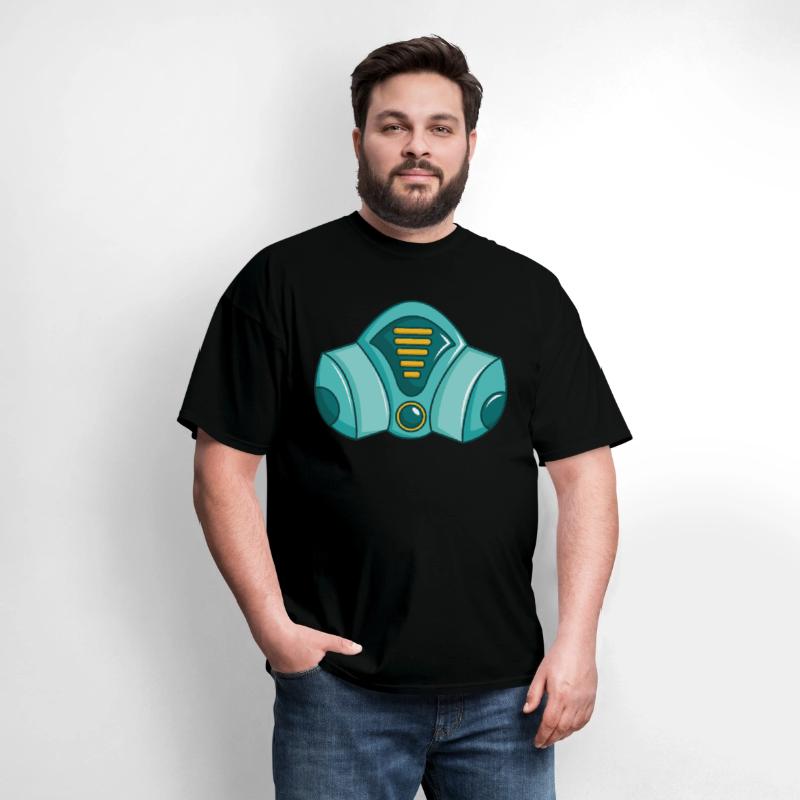 Green Comic Face Protection Nuclear Gas Mask