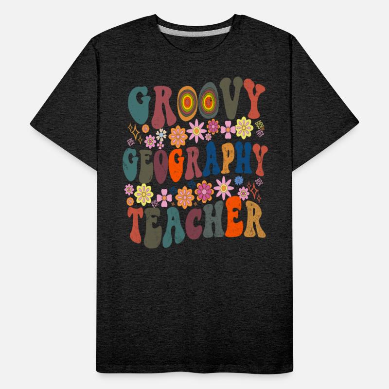 Groovy geography Teacher retro Back To School