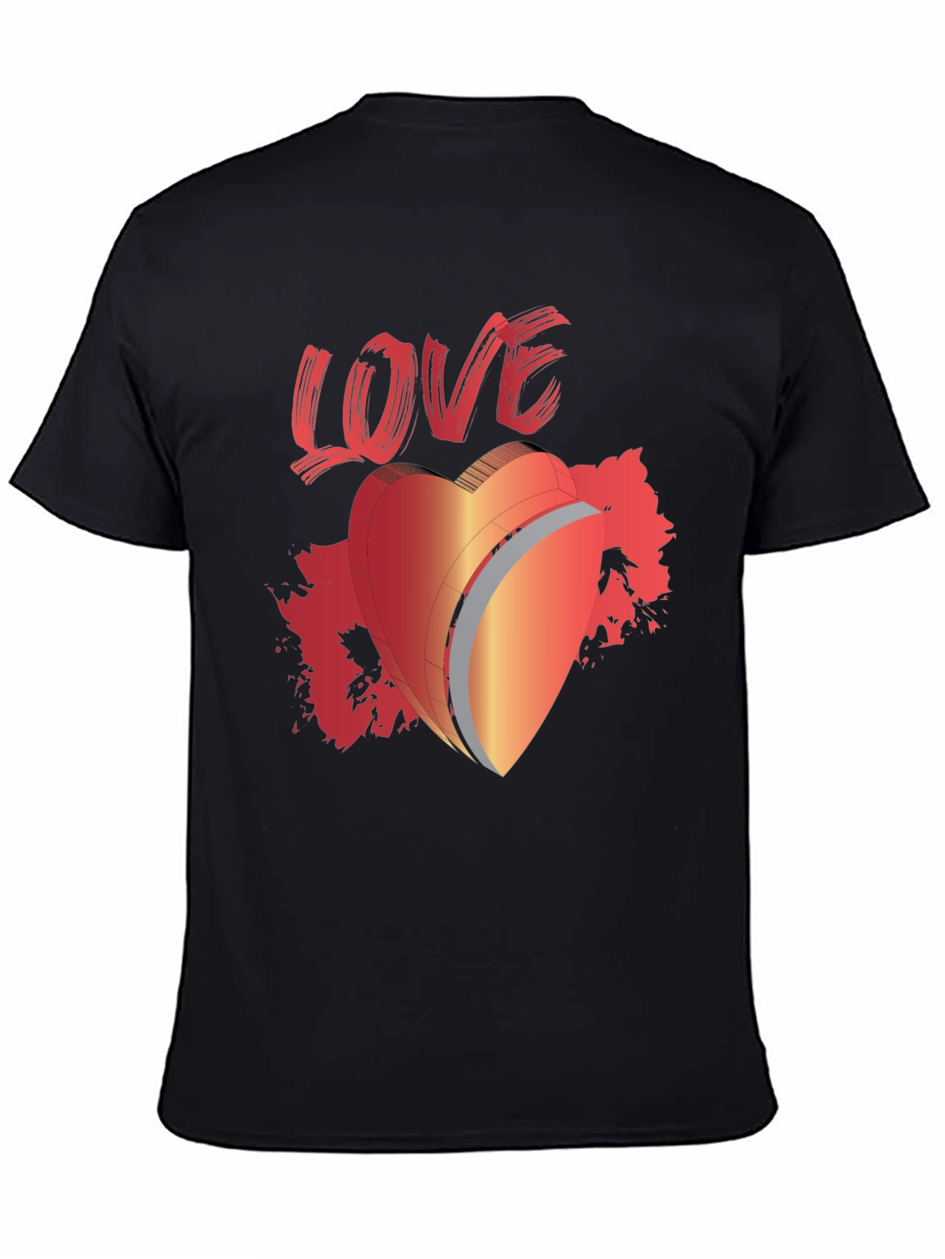 LOVE Graphic T-Shirt Heart Valentines Day Tee