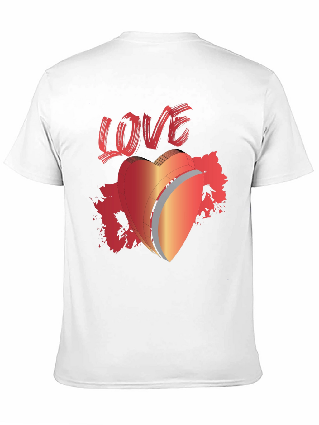 LOVE Graphic T-Shirt Heart Valentines Day Tee