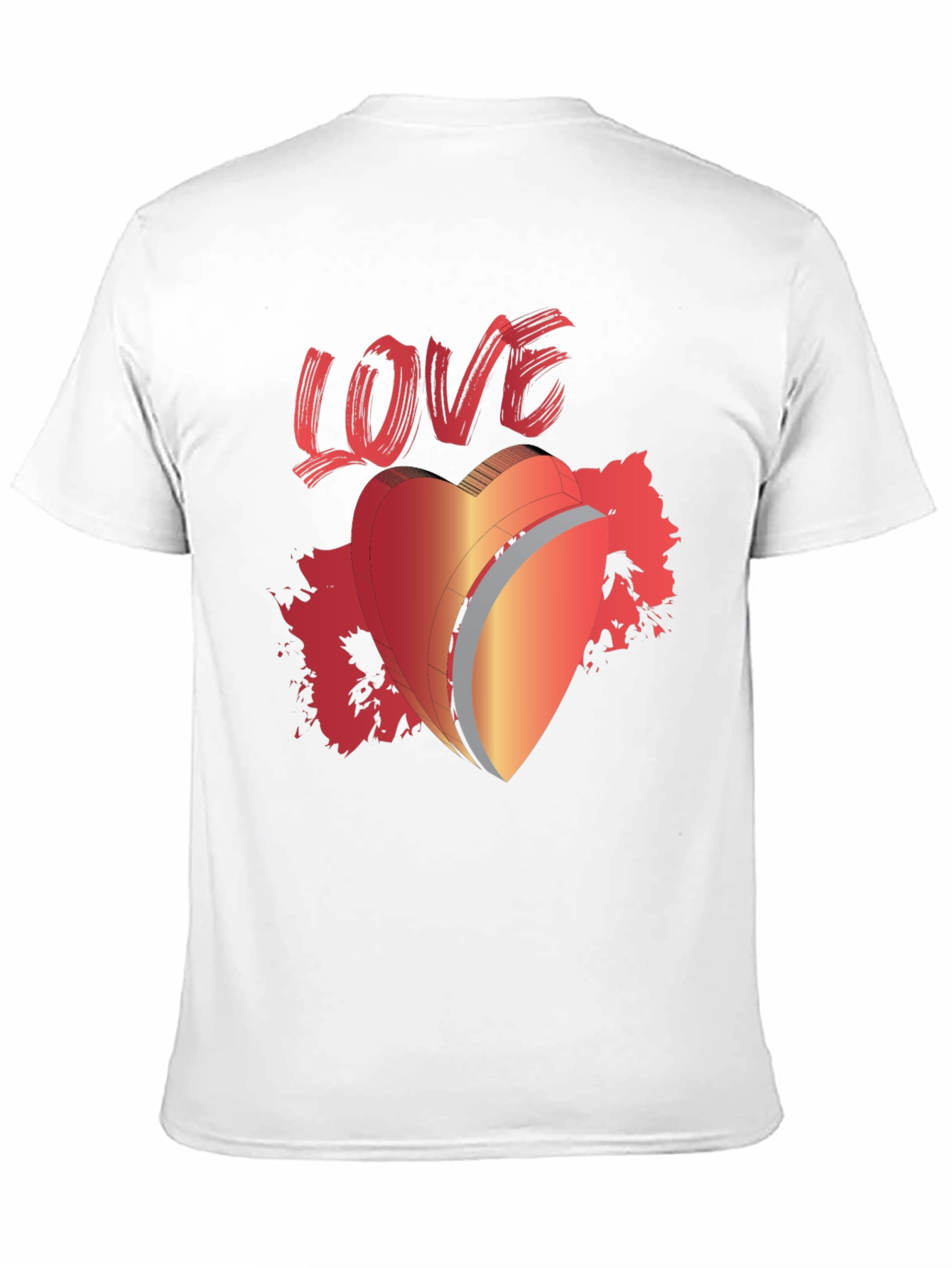 LOVE Graphic T-Shirt Heart Valentines Day Tee