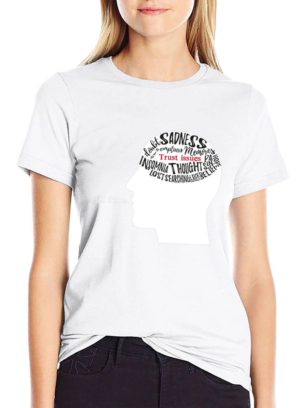 Mindful Expression T-Shirt - Inner Thoughts Graphic Tee