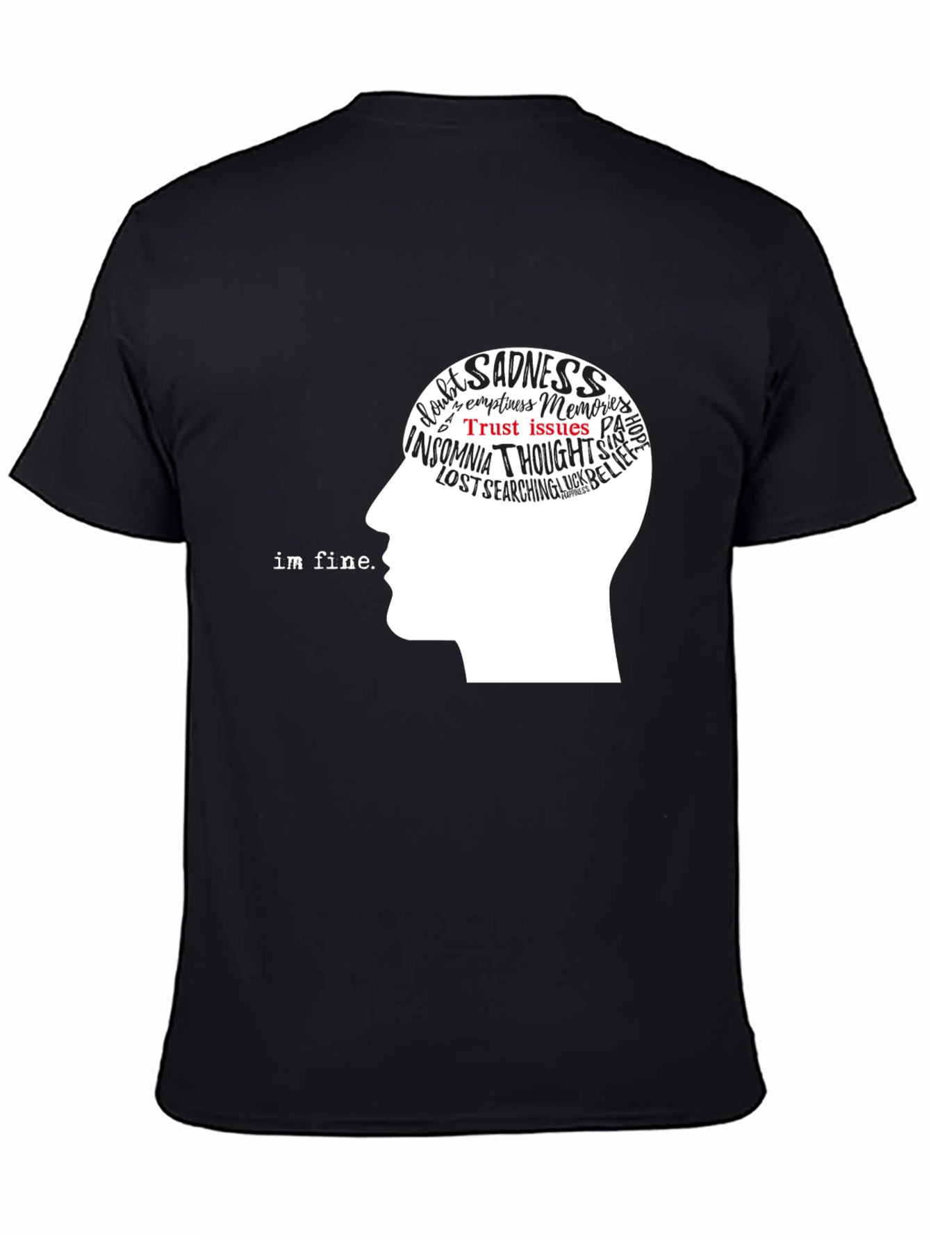 Mindful Expression T-Shirt - Inner Thoughts Graphic Tee