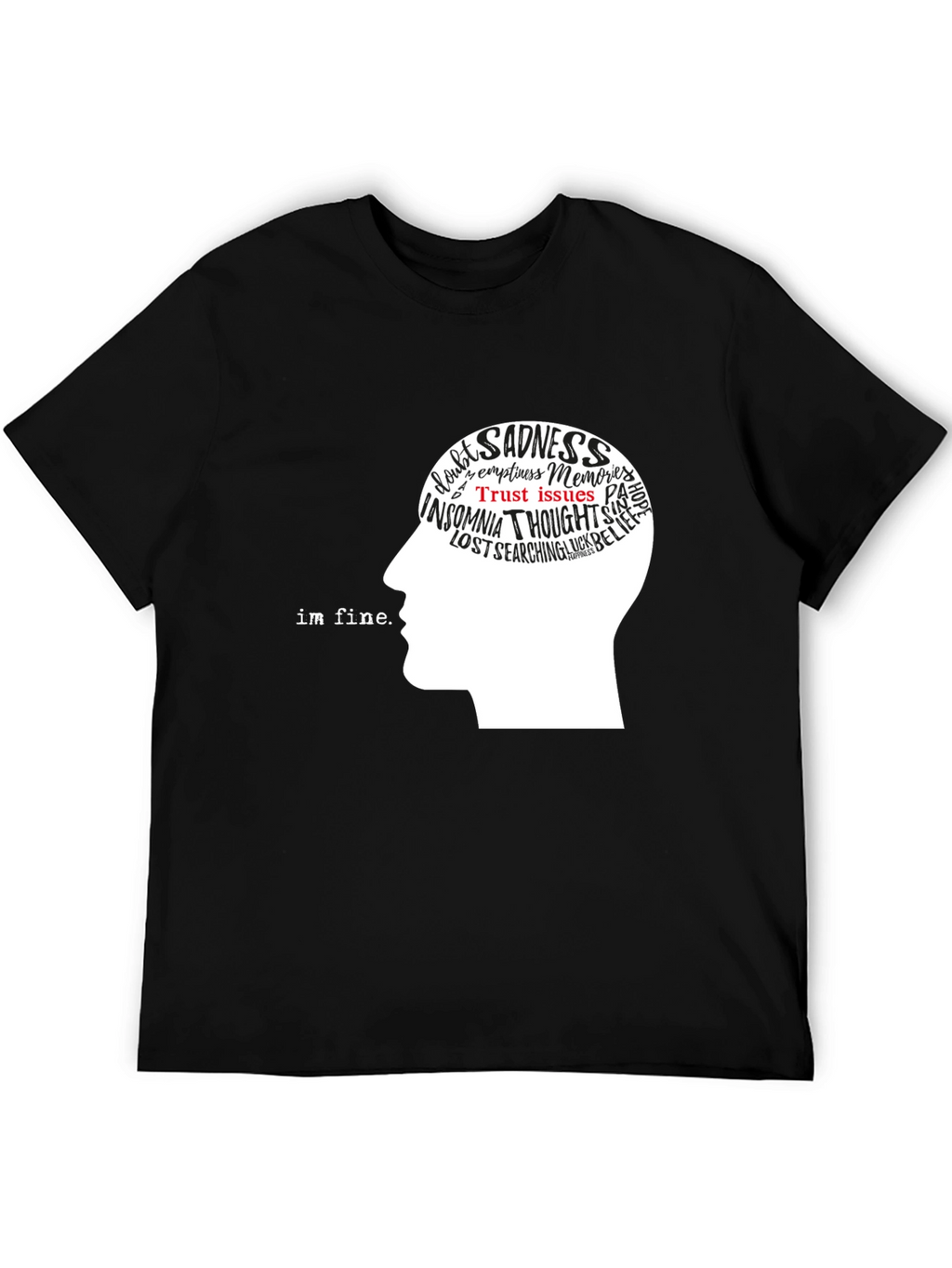 Mindful Expression T-Shirt - Inner Thoughts Graphic Tee
