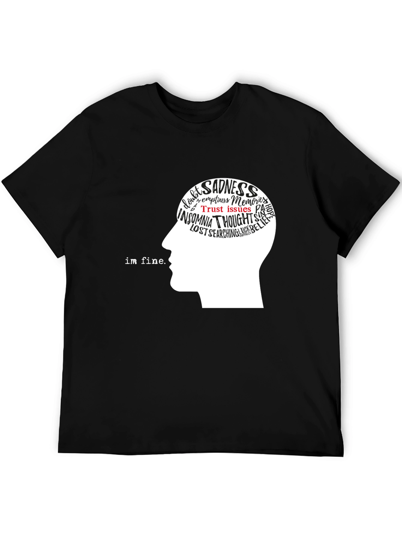 Mindful Expression T-Shirt - Inner Thoughts Graphic Tee