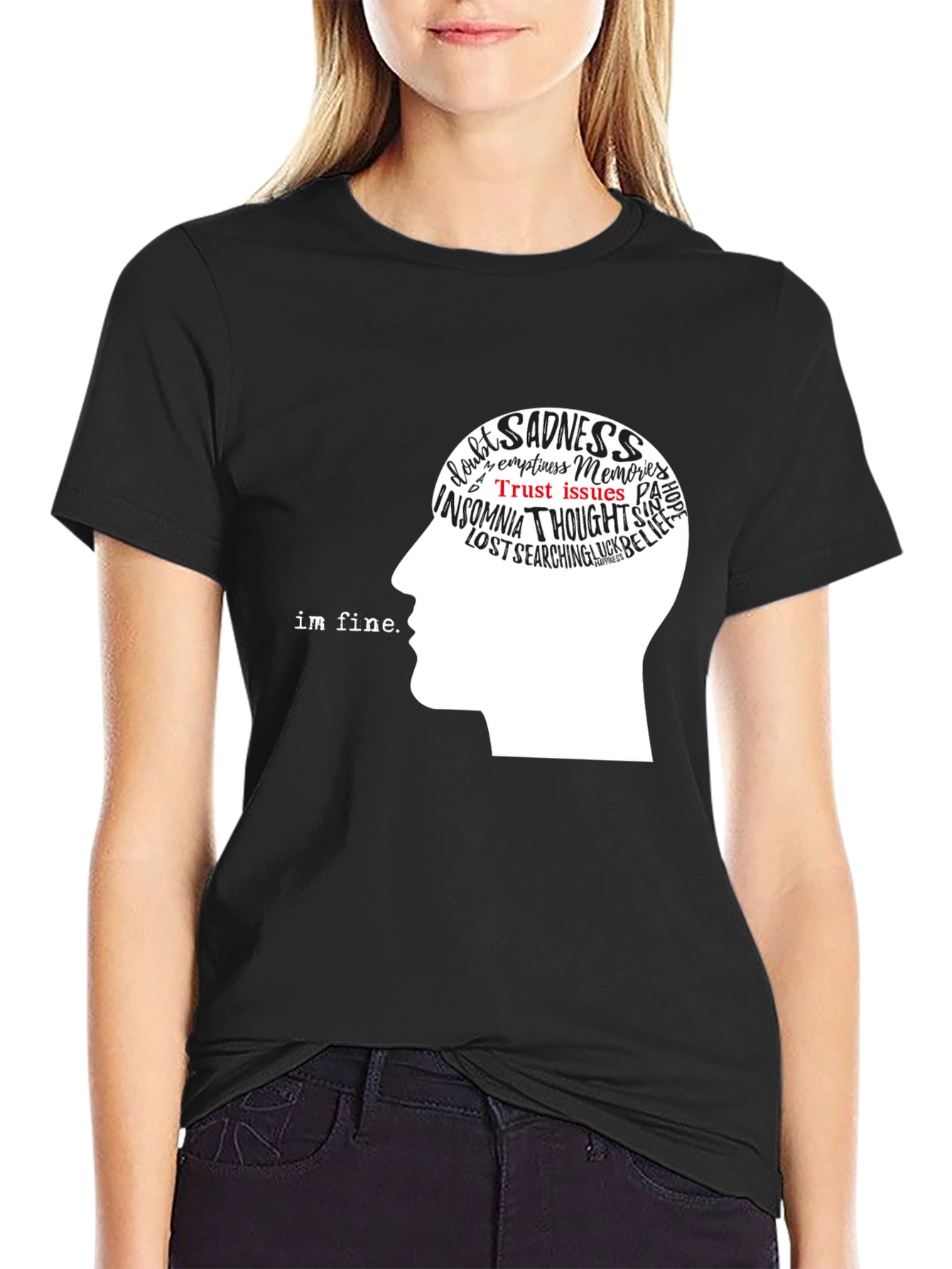 Mindful Expression T-Shirt - Inner Thoughts Graphic Tee