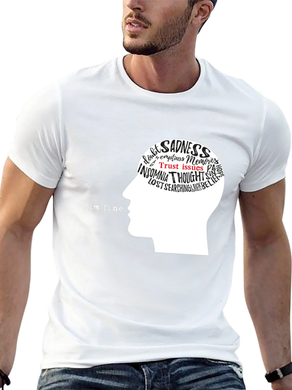 Mindful Expression T-Shirt - Inner Thoughts Graphic Tee