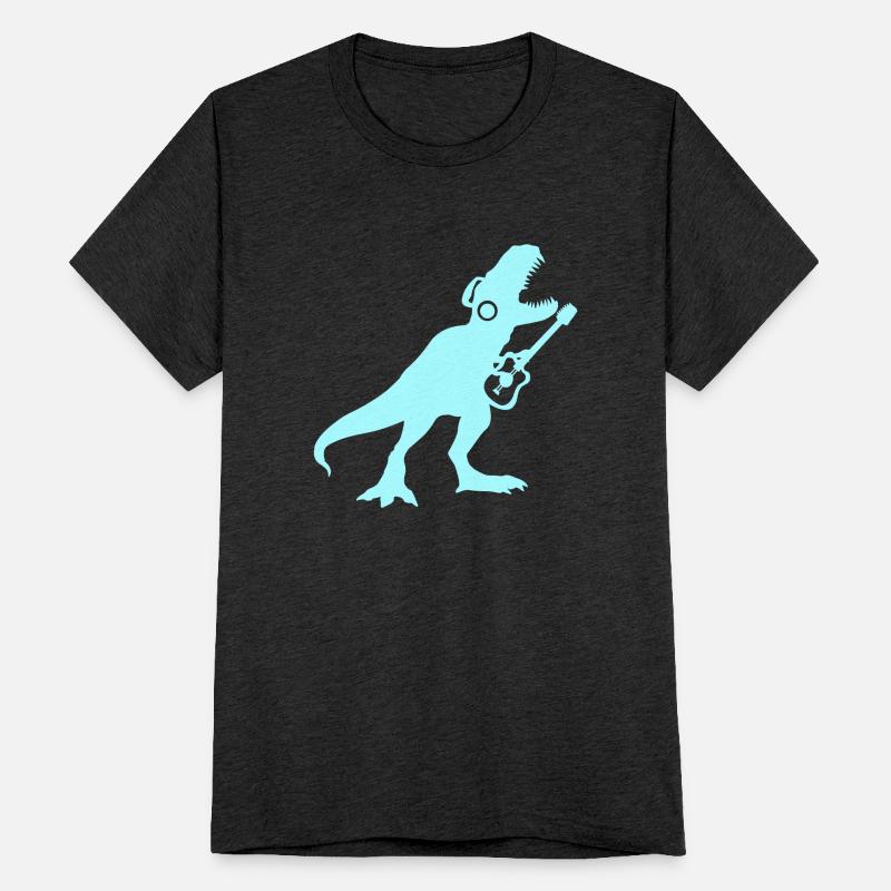 Guitar Dino T. Rex Guitarist Dinosaur Roaring Loud