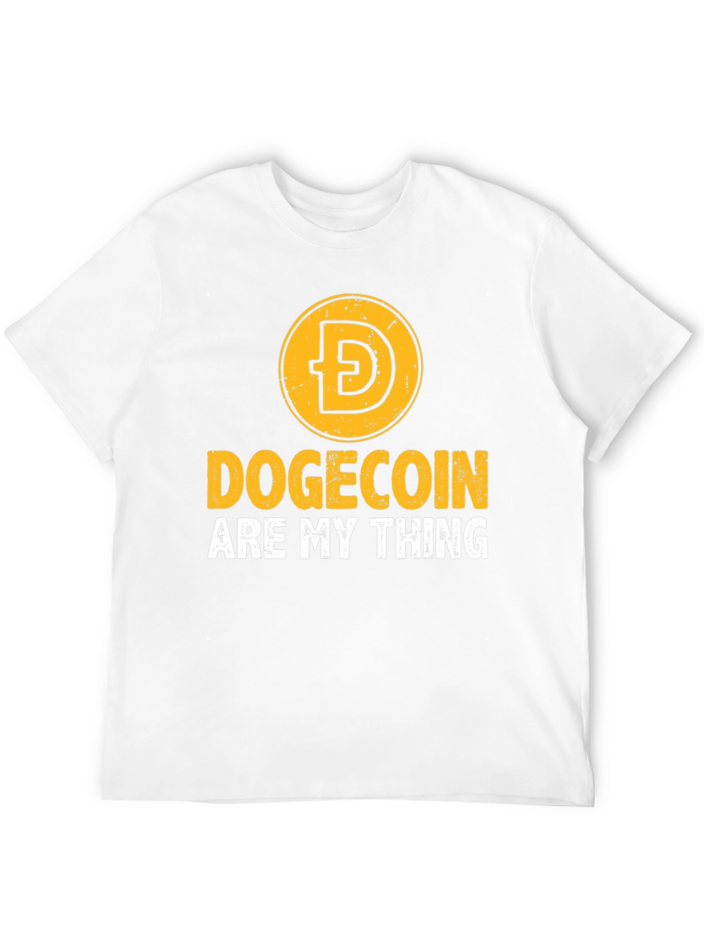 Dogecoin Are My Thing Black Graphic Tee