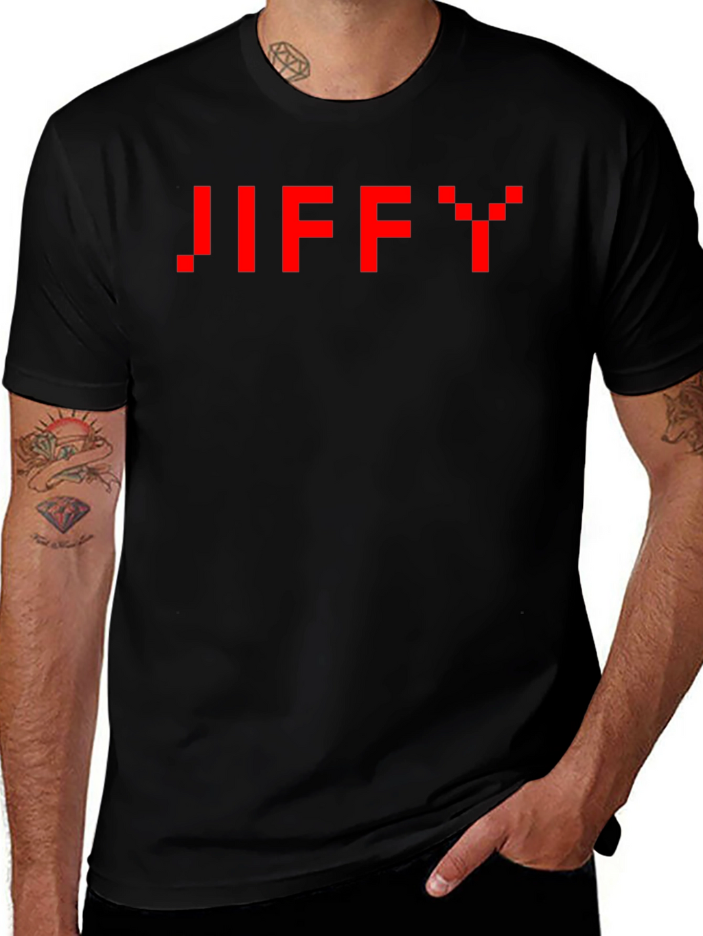 Jiffy Pixel T-Shirt - Retro Gaming Style