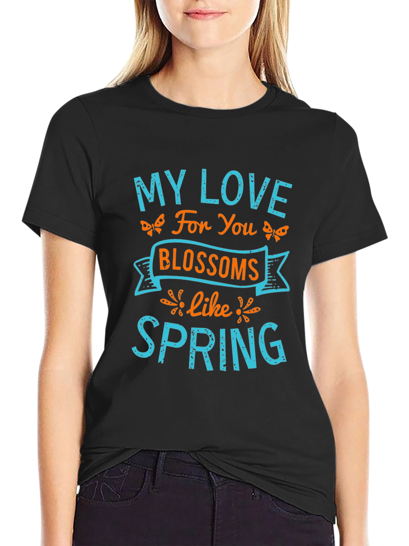 My Love Blossoms Like Spring Graphic Tee