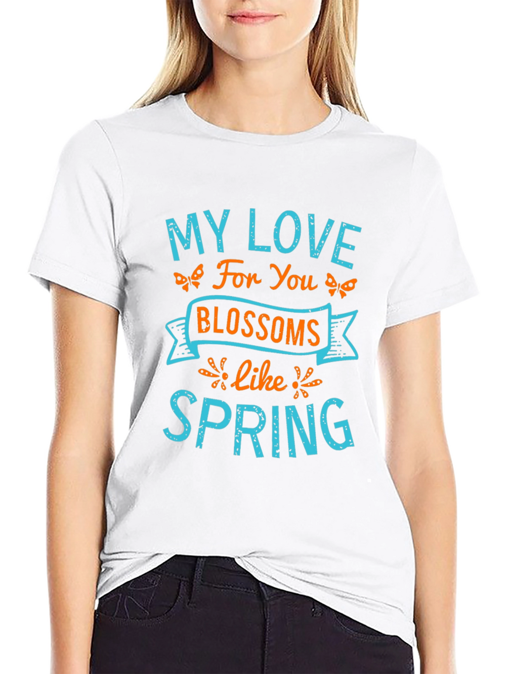 My Love Blossoms Like Spring Graphic Tee