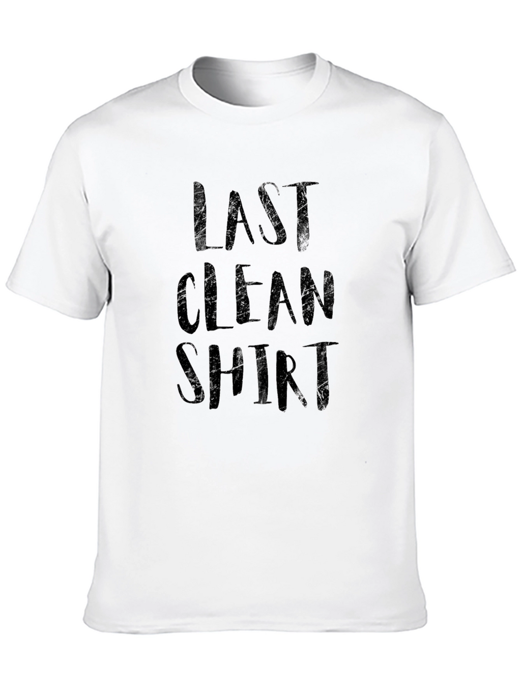 Last Clean Shirt Mens Graphic Tee - Black